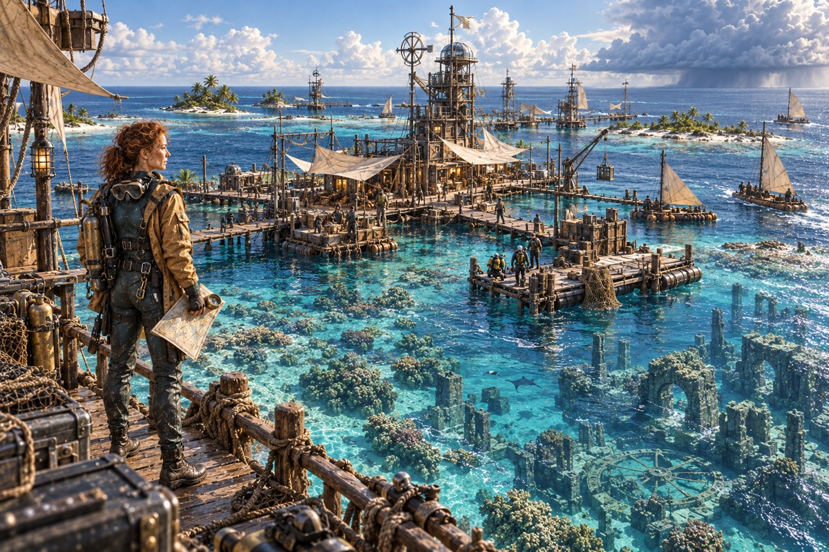 Картографы течений: территория, отдельный кинематографический концепт вымышленного поселения